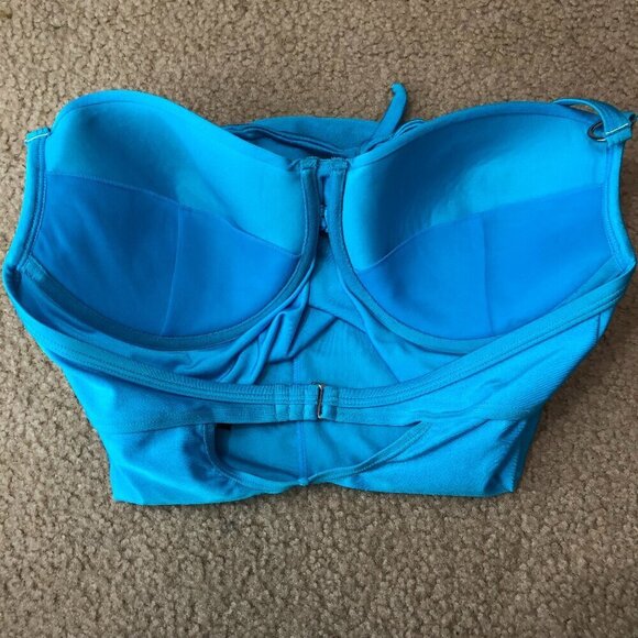 Ambrielle Blue Swim Top Size 36DD - Picture 5 of 5